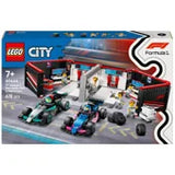 LEGO City 60444 F1 Garage & Mercedes-AMG & Alpine Cars Set