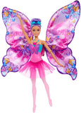 Barbie Dance and Flutter Doll with 2-in-1 Transformation from Dancer to Butterfly with Opening Wings,