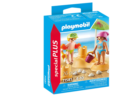 Playmobil 71581 Kids with Sandcastle