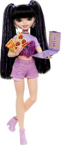 Barbie Dream Besties Doll and Accessories, Renee Posable Fashion Doll with Long Black Hair