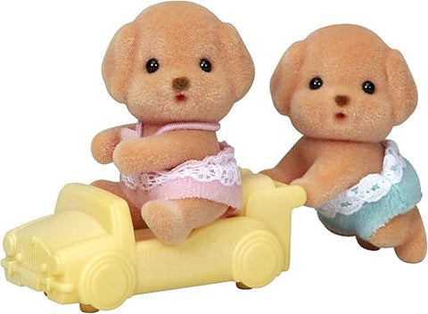 Sylvanian Families Toy Poodle Twins