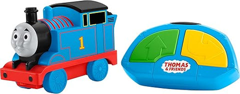 Thomas & Friends Fisher-Price My First Thomas & Friends R/C Thomas, battery-powered remote-controlled train engine with character phrases