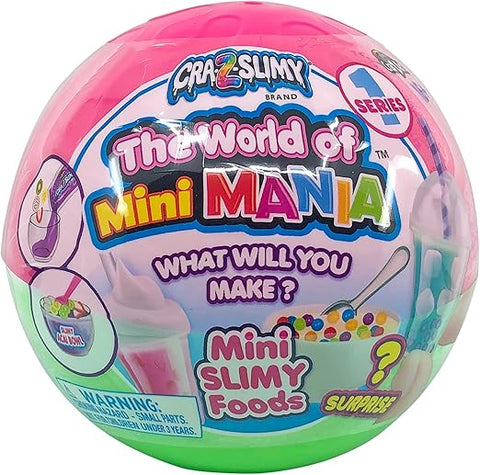 Cra-Z-Slimy world of Mini Mania Surprise Ball