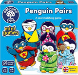 Orchard Toys Penguin Pairs Mini Game, Small and Compact, Travel Game