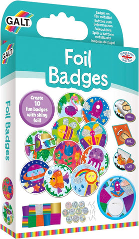 Galt Toys, Foil Badges, Craft Kit for Kids